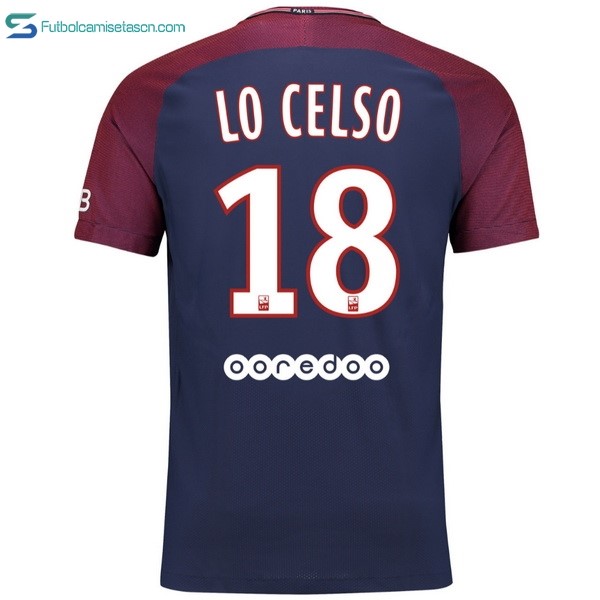 Camiseta Paris Saint Germain 1ª Lo Celso 2017/18
